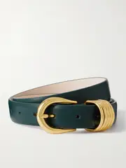[Déhanche] Déhanche - Hollyhock Leather Belt - Emerald - x small x small Green