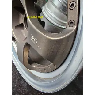 (中古零件協尋) SSR SP1 18吋 5X114.3 三片式鍛造鋁圈 前後配 前8J後9J