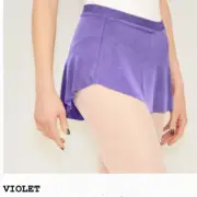 Bullet Pointe Pull on Dance Skirt - Violet Color - Ladies Medium - NWT