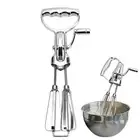 Manual Mixer Whisk Egg Beater Stainless Steel Mixer Self-Turning Cream Utensils