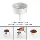 2-4pack Moka Pot Replacement Funnel Aluminium Funnel Filter for Moka Pot 1 Cup