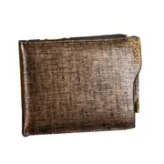 Men PU Leather Short Wallet Bi-fold Purse Coin Holder Wallet