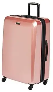 Moonlight Hardside Expandable Luggage with Spinner Carry-On 21-Inch Rose Gold