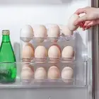 Large Capacity Reversible Flip Egg Containers Refrigerator Side Door