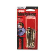 Ramset M6 x 13mm Hollow Wall Anchor - 4 Pack