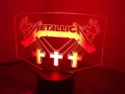 Metallica Master Of Puppets Led Sign Display Man Cave Rgb (big 8x6”) U.S.A