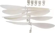 DIYEAH 5pcs High Performance Rc Plane Propellers for Scale Airplane Plastic Model Helicopter Variable Pitch