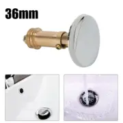 36mm Tap Pop-Up Basin Waste Chrome/ Sink Push Button Click/ Clack Plug+Bolt