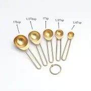 5PCS Measuring Spoons Cups Small Tablespoon Measuring Dry Ingredients Spoon