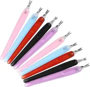 FOMIYES Plastic Abs Stainless Steel Dead Skin Forks 50pcs Manicure Tools for Nail Care