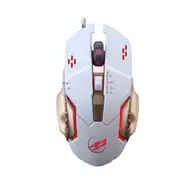 Usb Wired Optical Mechanical Mouse Ergonomics Sensitive Gaming Mouse White
