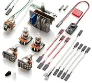 EMG 3 Pickup Active Solderless Conversion Wiring Kit Short Shaft
