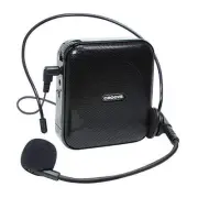Voice Amplifier: Portable Rechargeable Microphone with Headset & Belt Clip -