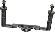LeeQinersw Underwater Camera Tray Bracket Handle Grips for Camera Housing Case Accessory Handheld Stabilizer Tray for Action Camera