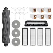 For X20 Pro Accessories Main Roller Brush Hepa Filter Brush Mop Cloths Rag Vacuum Spare Parts
