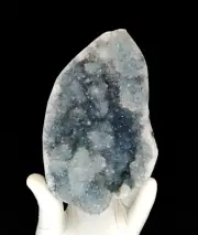 Natural Quartz Crystals On Chalcedony Minerals - #E731