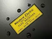 WESTERN ELECTRIC 713C SPEAKER LOGO WATER SLIDE DECAL WATER DECAL STICKER