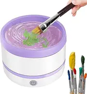 Makeup Brush Cleaning Machine - Electric Concealer Blush Eyeshadow Brush Cleanser,Rechargeable Cosmetic Tool Cleansing Accessories for Foundation, Concealer, Eyeshadow, Blush Applicators