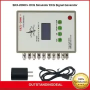 SKX-2000C+ ECG Simulator ECG Signal Generator with OLED Display Rechargeable ot2