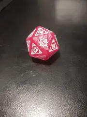 MTG D20 Oversized Lost Cavern Of Ixalan Dice Red