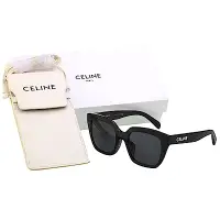 在飛比找Yahoo奇摩購物中心優惠-CELINE 廣告款 太陽眼鏡(黑色)CL40198F