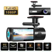 2.0 Inch Car Driving Recorder Wifi HD Front Rear Dual Recording Night Vision Car DVR Full HD 1080P Recording 170° Wide-A