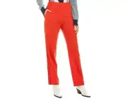 NWT Rag & Bone Oman Red Side Stripe Wool Blend Trousers Pants 10
