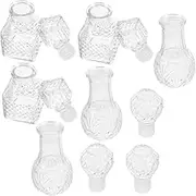 LOORGVEL 6Pcs High Heels Shape Crystal Decanter Transparent Wine Aerator for Aeration and Freshness for Parties and Gatherings