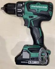 Metabo 18V Hammer Drill HPT Brushless 1/2” Chuck Hitachi DV18DBFL2 with Battery