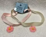 Paris Kid's Brand Set of Two Flower Choker Style Necklaces - New with Tags