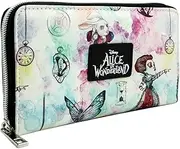 [Alice In Wonderland] Through The Looking Glass Coin & Card Clutch Purse, White