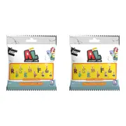 2PK Alphabet Lore Collector Clips Alphabet Toys Series 1 Assorted Kids 6y+