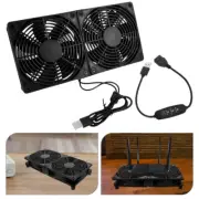 Dual Fan Radiator Small Computer Pc Case Fans Cooling Usb-powered Desktop
