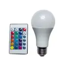 E27 RGB LED Light Bulb 7W 9W 12W LED Lamp With Remote Control for Home 165V-265V