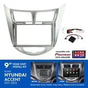 Aerpro 9" Multimedia Receiver Head Unit Kit to suit Hyundai Accent 2011-2015 - AKHY22