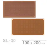 『聯騰．堃喬』SL-32 電木 125 X 75 X 1.6 MM 小圓點 14 X 24 孔 單面 PCB 萬用電路板