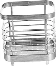 Hoement Chopstick Holder Spoon Stand Small Kitchen Utensil Mountable Space-Saving Easy to Clean