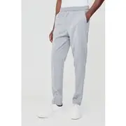 Mens Grey Elasticated Waist Slim Tailored Jogger