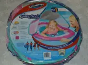 SwimWays Baby Spring Float Sun Canopy 9 to 24 months Pink & Green NWT