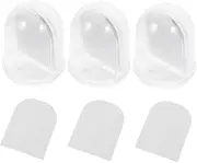 Generic 3 Set DIY Snow Globe Photo Frames Water Globes with White Cardstock for Holiday Crafts Unique Christmas Decorations for Parties and Festive Celebrations
