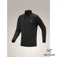 在飛比找momo購物網優惠-【Arcteryx 始祖鳥】男 Rho 羊毛長袖套頭衫(黑)