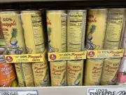 (12) Cans Trader Joe’s 100% Pineapple Juice-Made From 100% Fresh Fruit