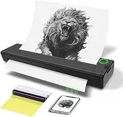 YOULABLE Tattoo Stencil Machines,Thermal Tattoo Stencil Printer,Bluetooth Wireless Stencil Printer for Tattooing Compatible with Smartphone for Tattoo Artists(Black)