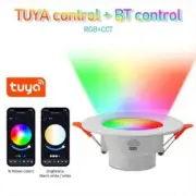 13W RGB Bluetooth Smart LED Downlight Recessed Dimmable Ceiling Light 90mm Cut
