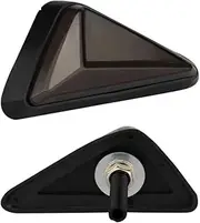 2Pcs Motorcycle Led Turn Signal Light Universal Triangle Waterproof Indicator Flashing Light Embedded Signal Light