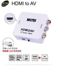 在飛比找Yahoo!奇摩拍賣優惠-【開心驛站】伽利略 HDMI to AV 轉接器 HD2AV