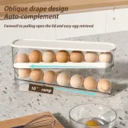 Easy Access Egg Stand Double Layer Refrigerator Storage Box with Capacity