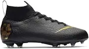 [Nike] Jr. Superfly 6 Elite FG Black/MTLC Vivid Gold (Youth)