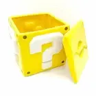 Super Mario Bros Question Mark Block Ceramic Storage Jar Cookie Jar