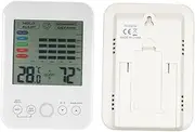 Portable Touch Screen Thermometer Hygrometer Mold Alert Indoor Humidity Gauge for Home Office Easy Read Display